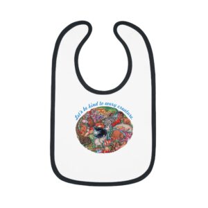 Let's be kind to every creature baby big with black trim