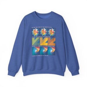 Colors of One Quilt Sweatshirt - Heather Sport Royal