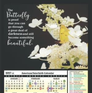 American Interfaith Calendar for 2027