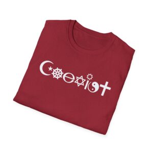 Coexist T-shirt - Antique Cherry Red