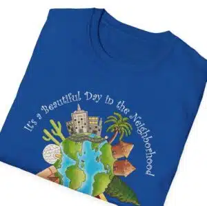It's a Beautiful Day in the (Global) Neighborhood T-shirt - Royal Blue