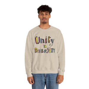 Unity in Diversity Crewneck Sweatshirt - Sand