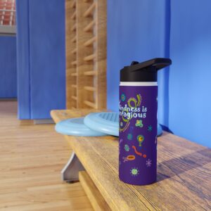 “Kindness is Contagious” Water Bottle - 18oz