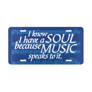 A Music Lover’s Vanity Plate