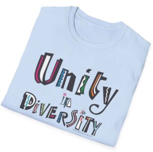 Unity in Diversity T-Shirt - Light Blue