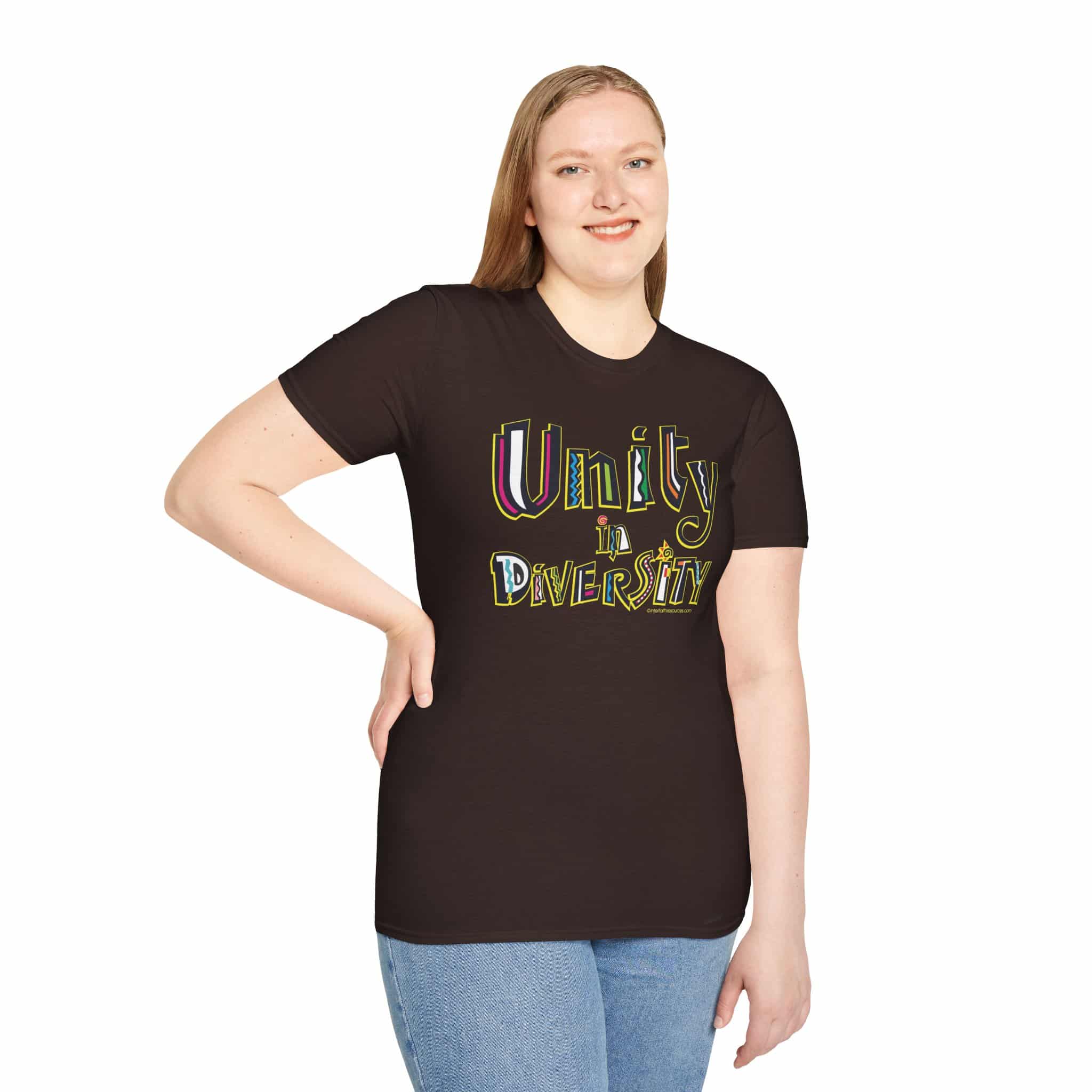 Unity in Diversity T-Shirt - Dark Chocolate