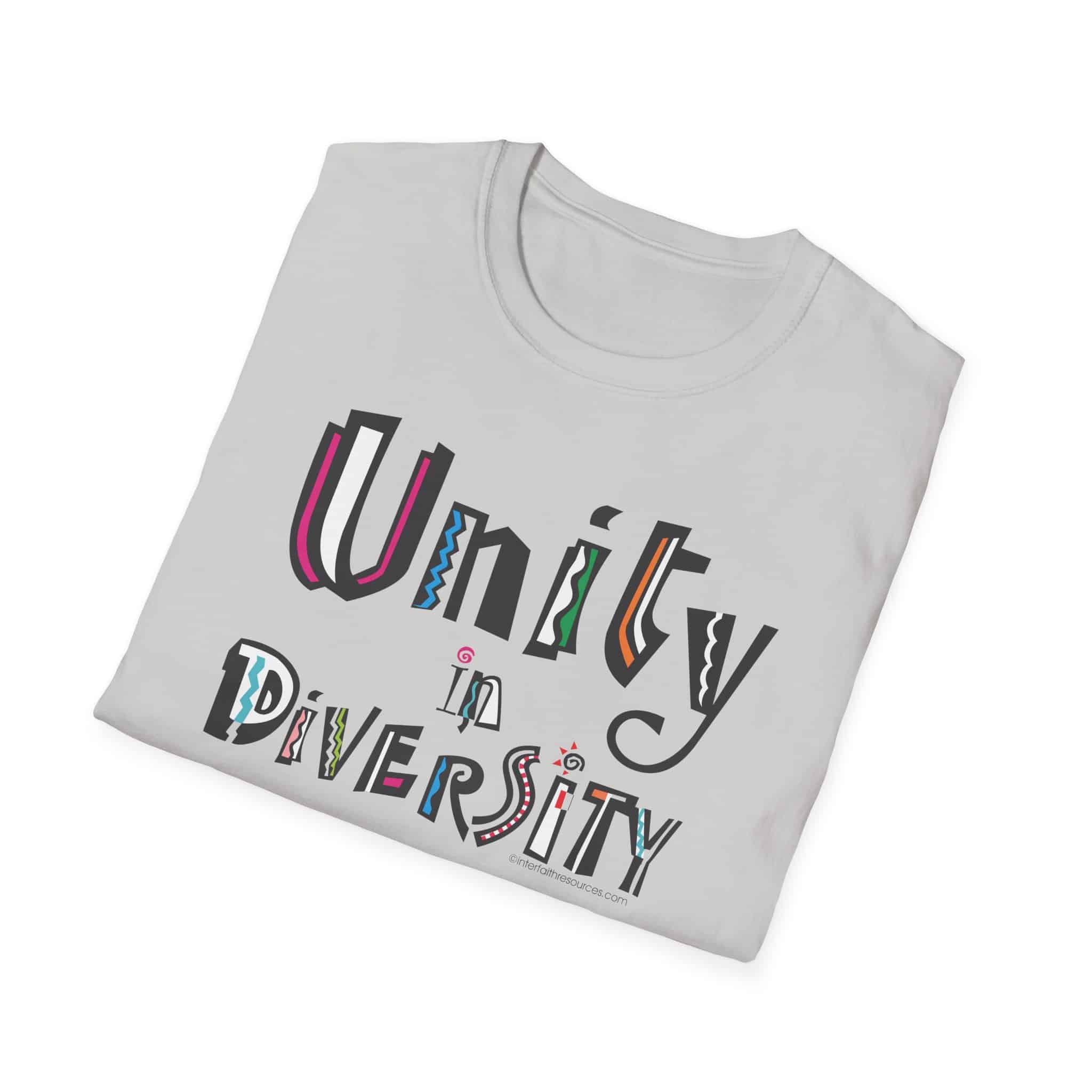 Unity in Diversity T-Shirt - Ice Grey