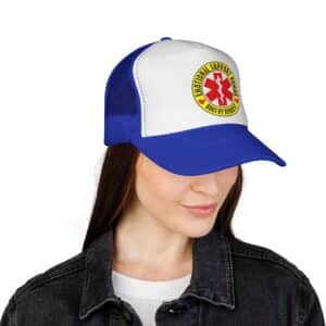 Emotional Support Human Trucker Caps - Royal Blue