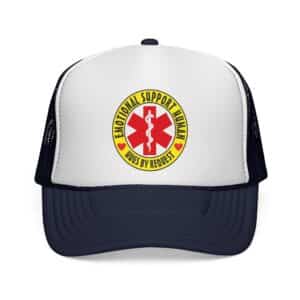 Emotional Support Human Trucker Caps - Dark Navy