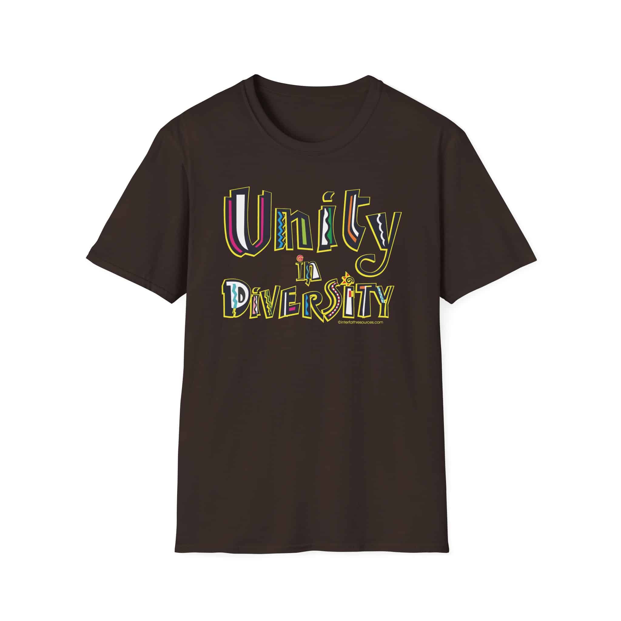 Unity in Diversity T-Shirt - Dark Chocolate