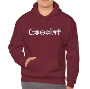 Coexist Hooded Sweatshirt with Pocket