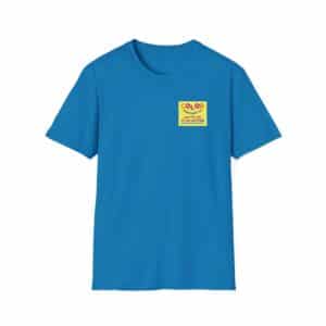 “Color Your Life with Character” Virtue Crayon T-Shirt – Sapphire Front