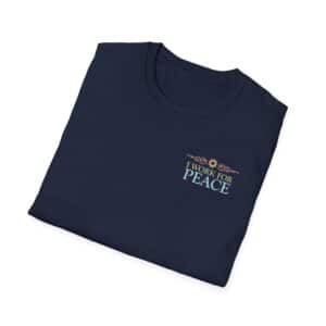 Nine Ways to Work for Peace T-Shirt - Navy front