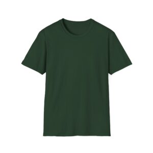 Nine Ways to Work for Peace T-Shirt - Forest Green has no printing on the front