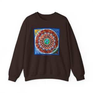 We Are All Related Crewneck Sweatshirt - Dark Chocolate