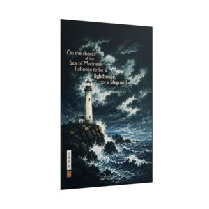 I choose to e a lifeguard poster - 12" x 18"