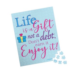 Life Is a Gift Puzzle - 252 pieces