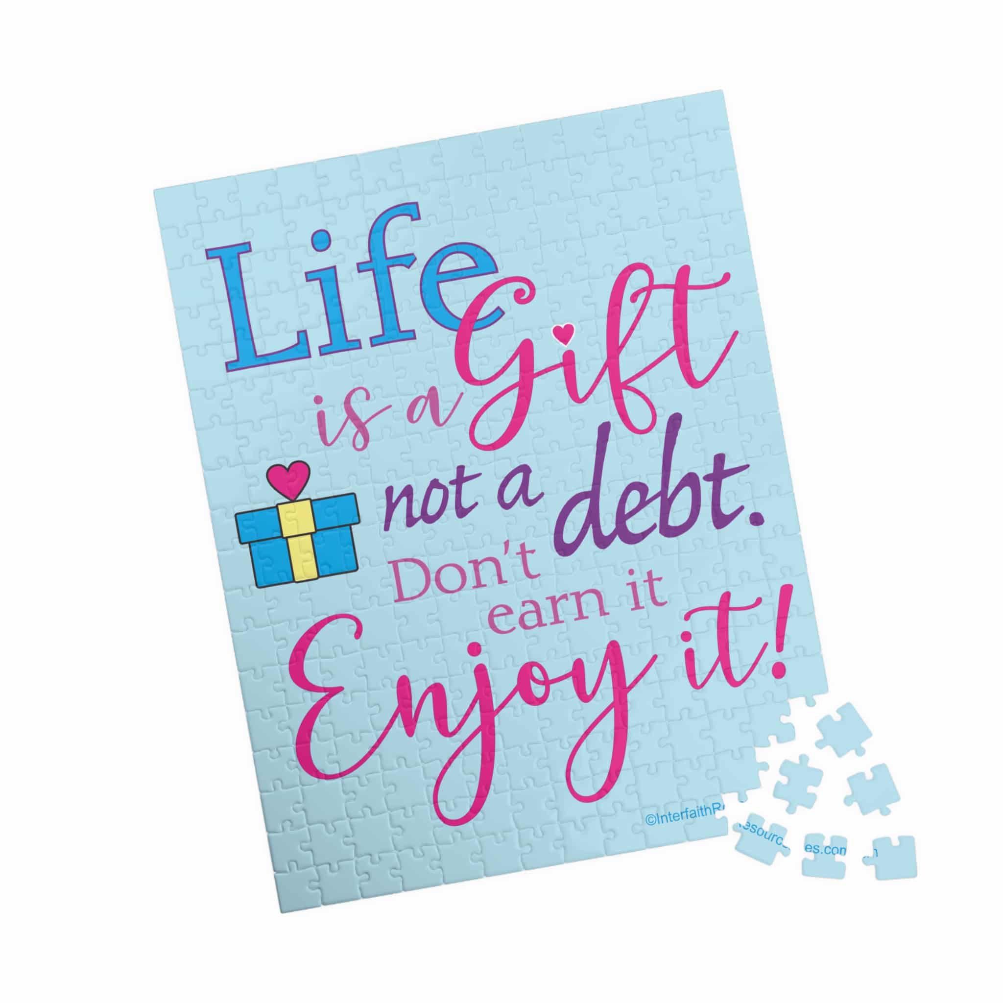 Life Is a Gift Puzzle - 252 pieces