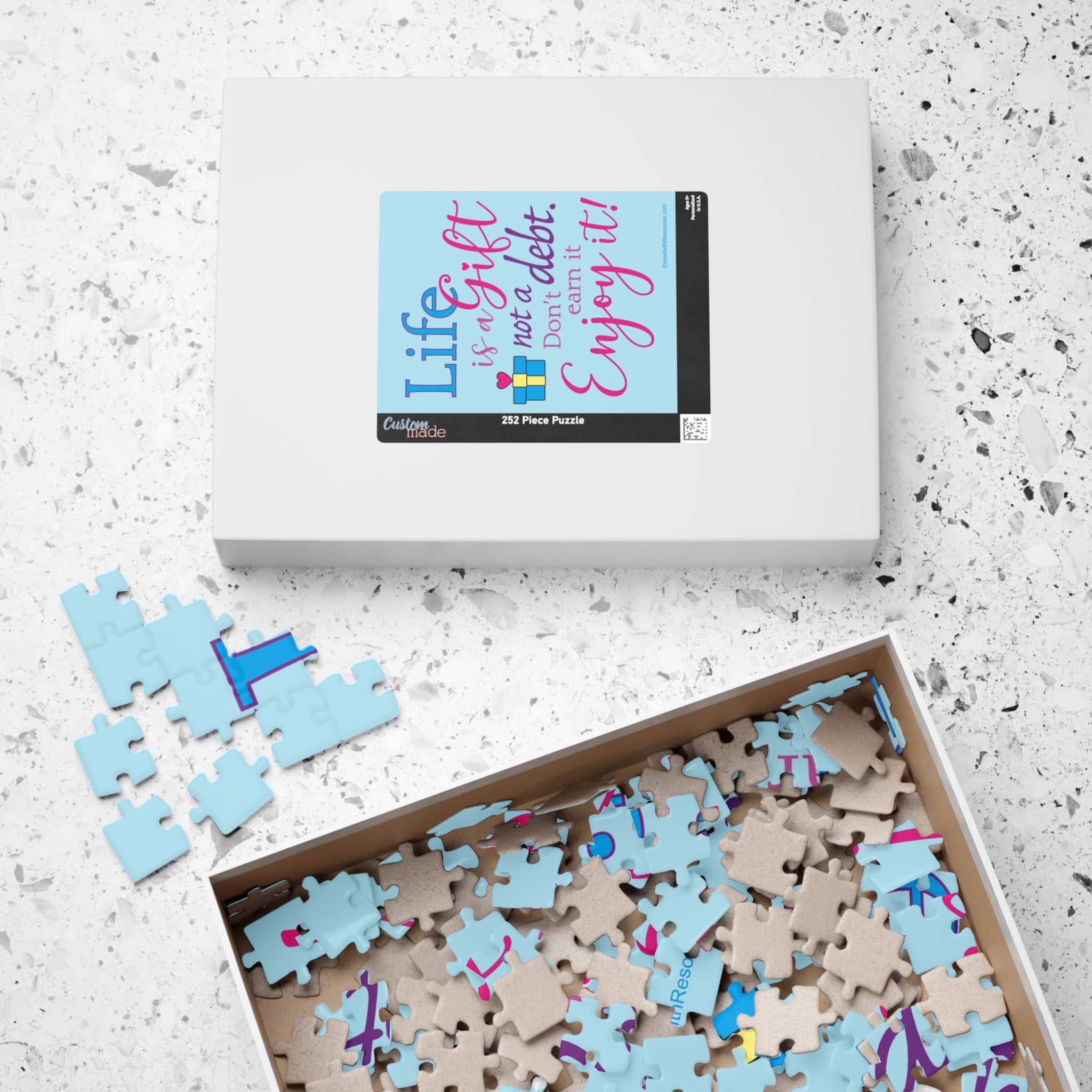 Life Is a Gift Puzzle - 252 pieces