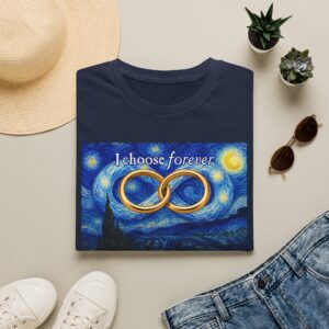 “I choose forever” T-Shirt - Navy