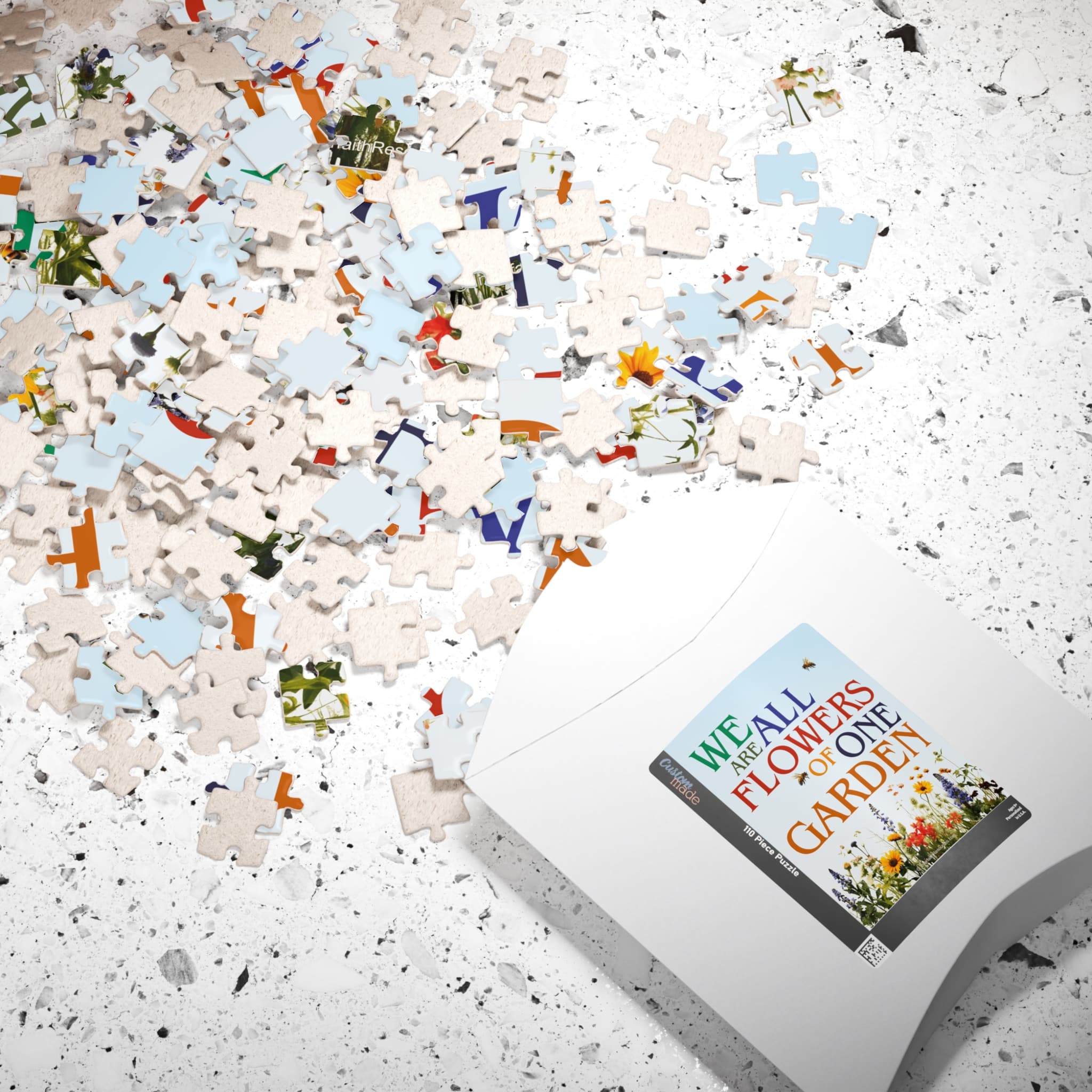 We Are All Flowers of One Garden Puzzle - 110 Pieces