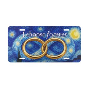 I choose Forever – Marriage Vow Vanity Plate