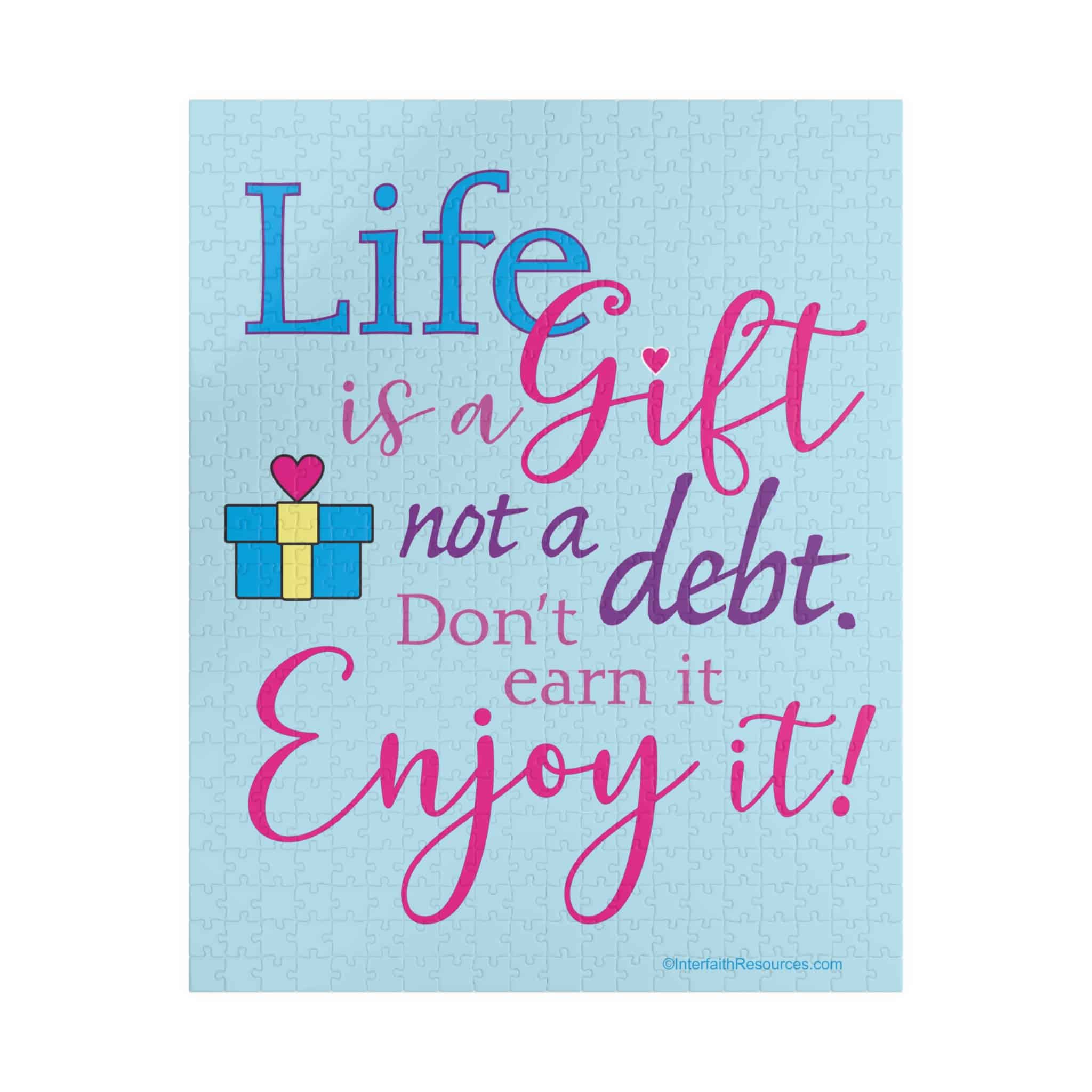 Life Is a Gift Puzzle - 520 pieces