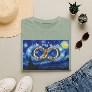 “I choose forever” T-Shirt - Sage