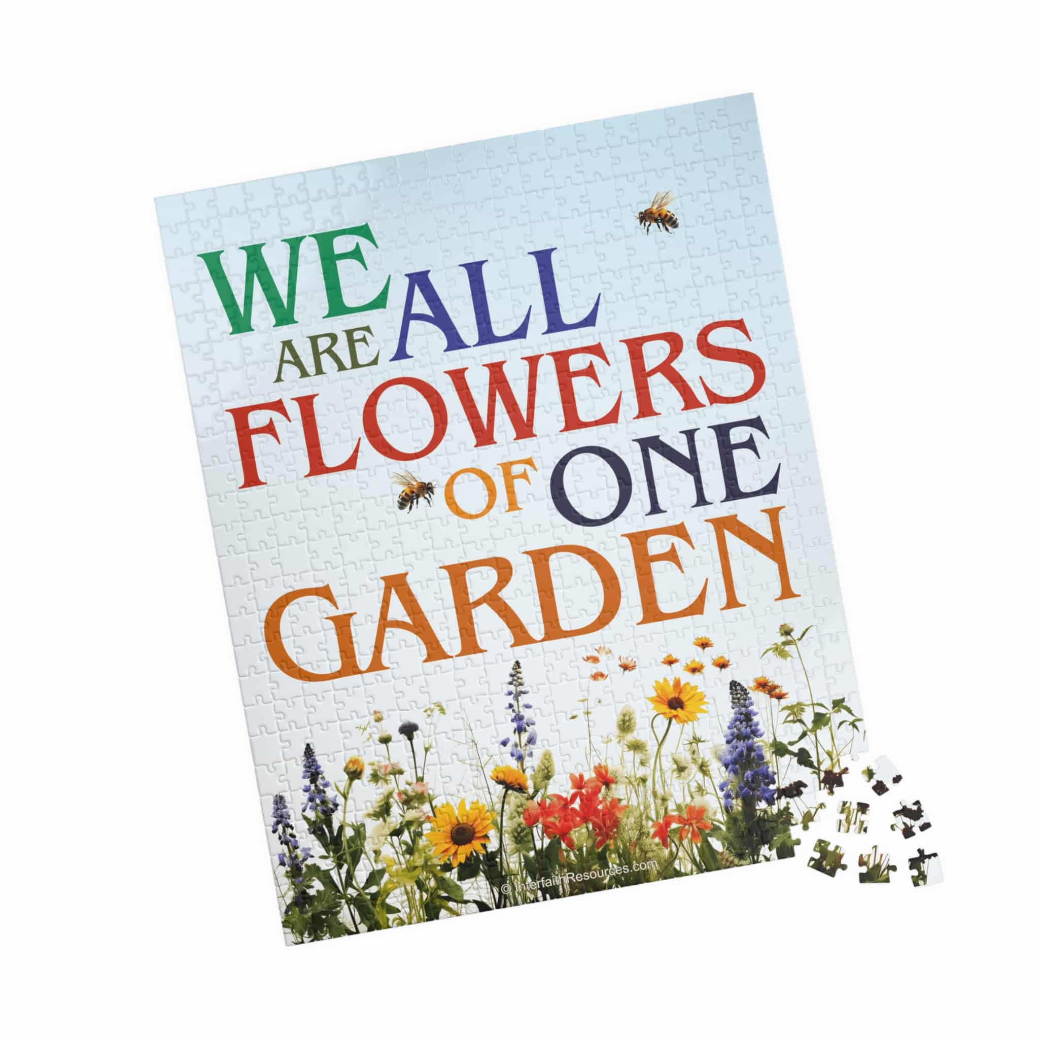 We Are All Flowers of One Garden Puzzle - 520 Pieces