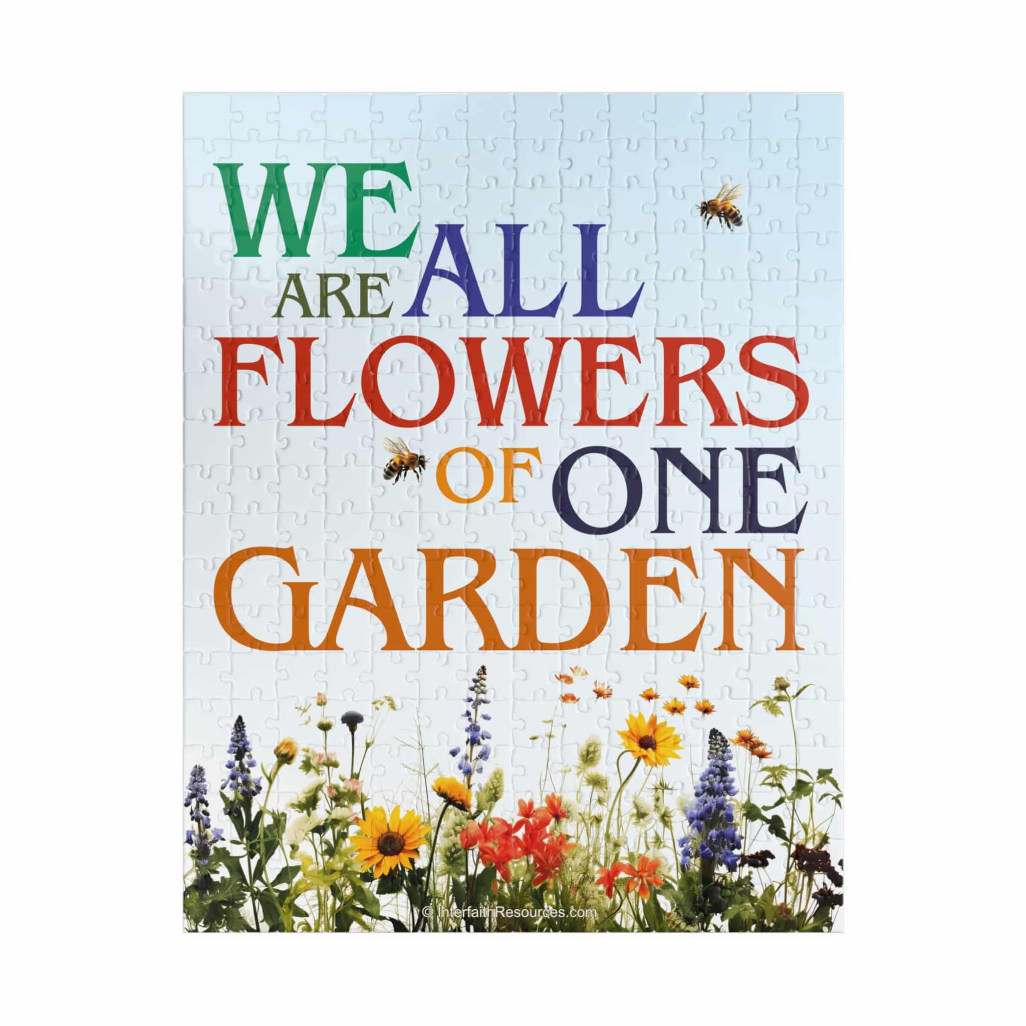 We Are All Flowers of One Garden Puzzle - 252 Pieces