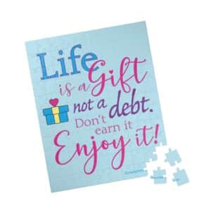 Life Is a Gift Puzzle - 110 pieces