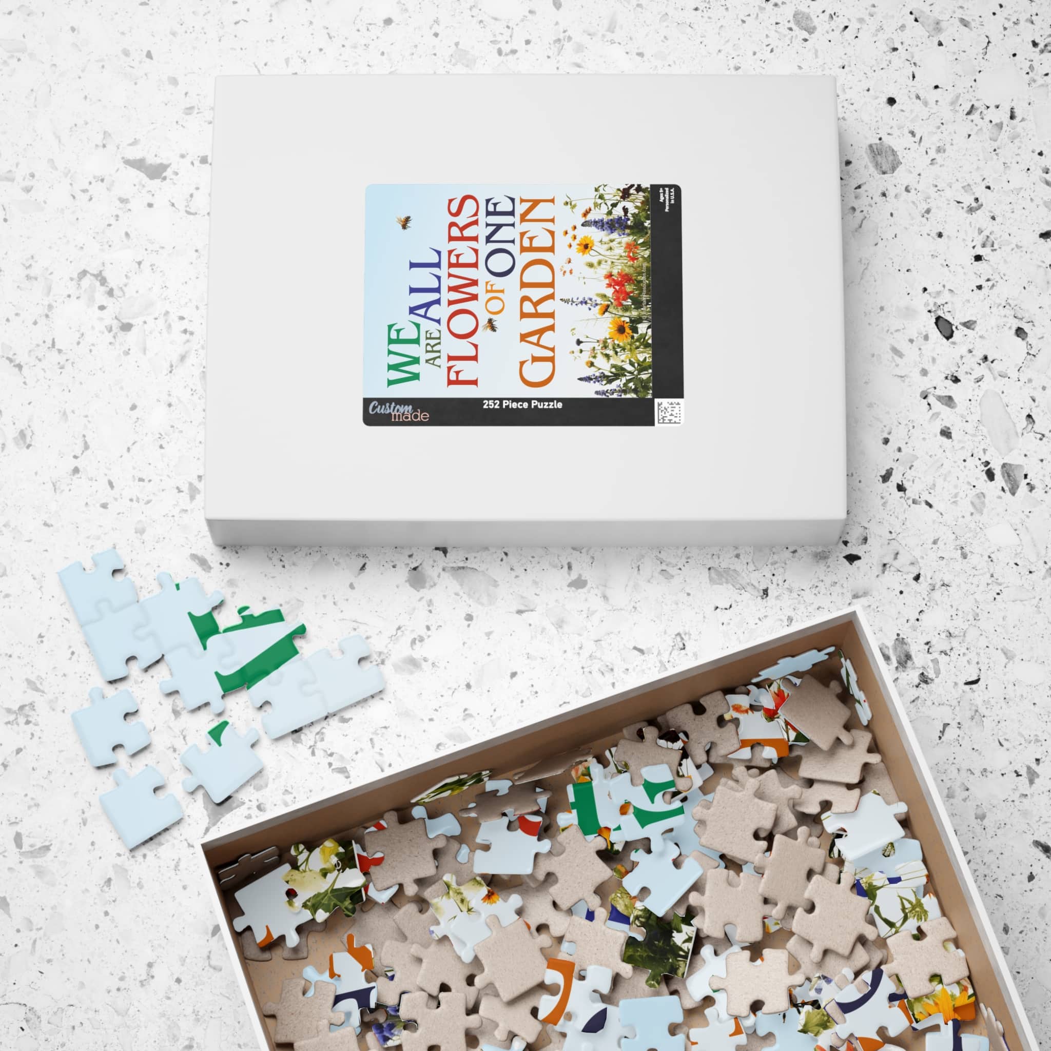 We Are All Flowers of One Garden Puzzle - 252 Pieces