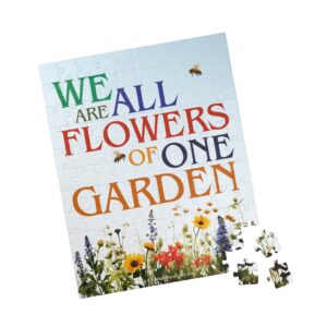 We Are All Flowers of One Garden Puzzle - 110 Pieces