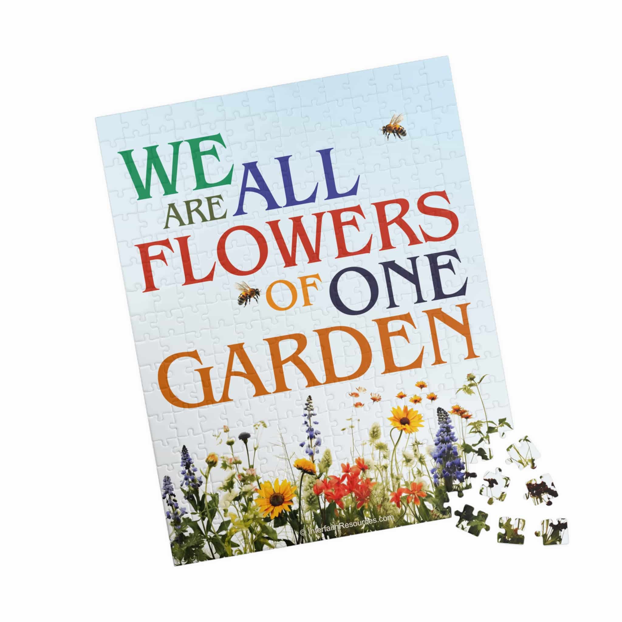 We Are All Flowers of One Garden Puzzle - 252 Pieces