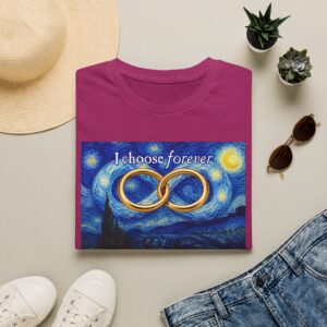 “I choose forever” T-Shirt - Antique Heliconia