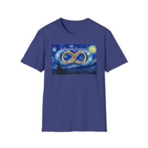 “I choose forever” T-Shirt - Metro Blue