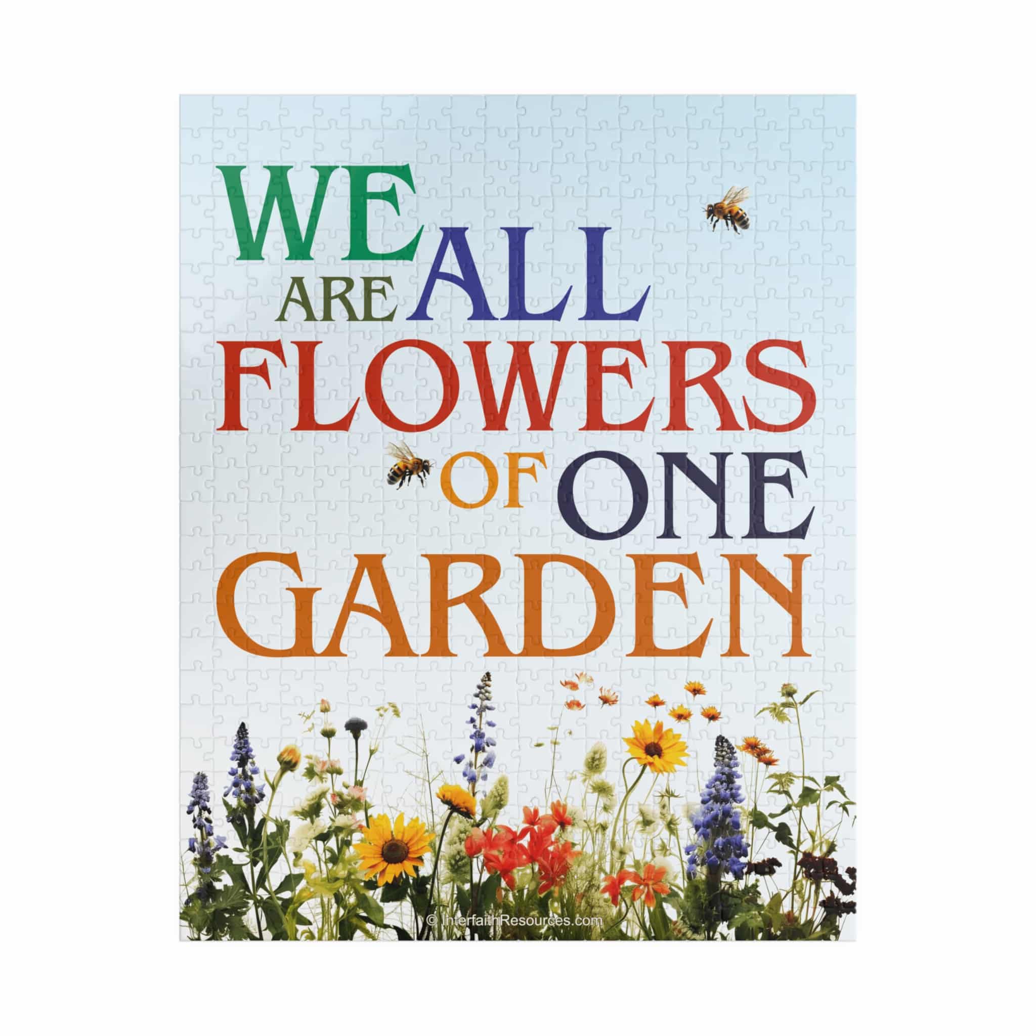 We Are All Flowers of One Garden Puzzle - 520 Pieces