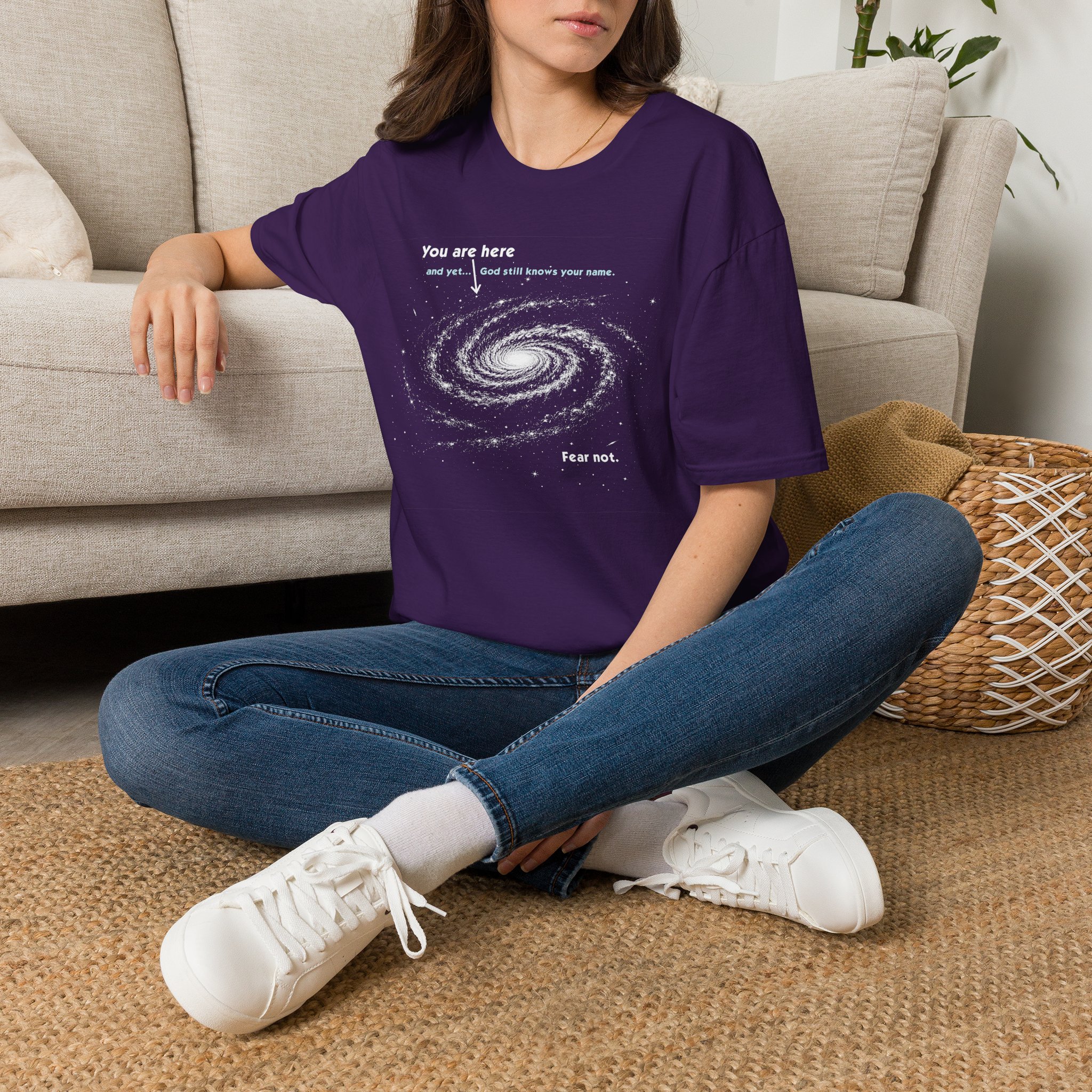 You Are Here - Yet God knows your name. Fear not. T-Shirt - Image 14