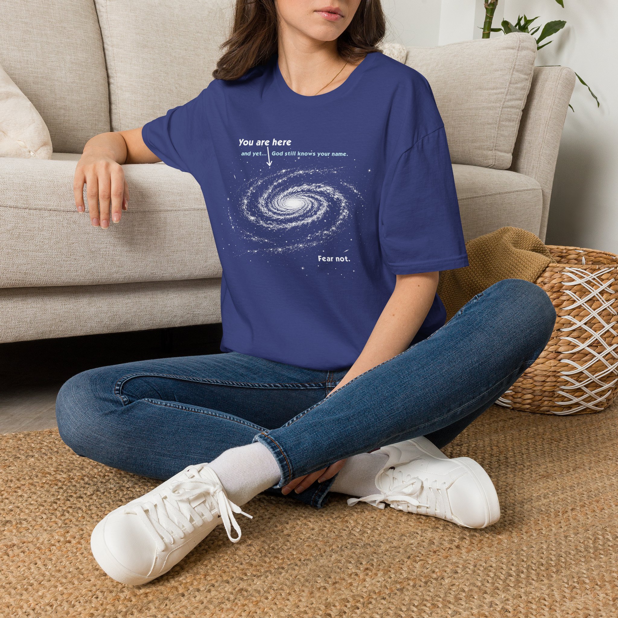 You Are Here - Yet God knows your name. Fear not. T-Shirt - Image 6