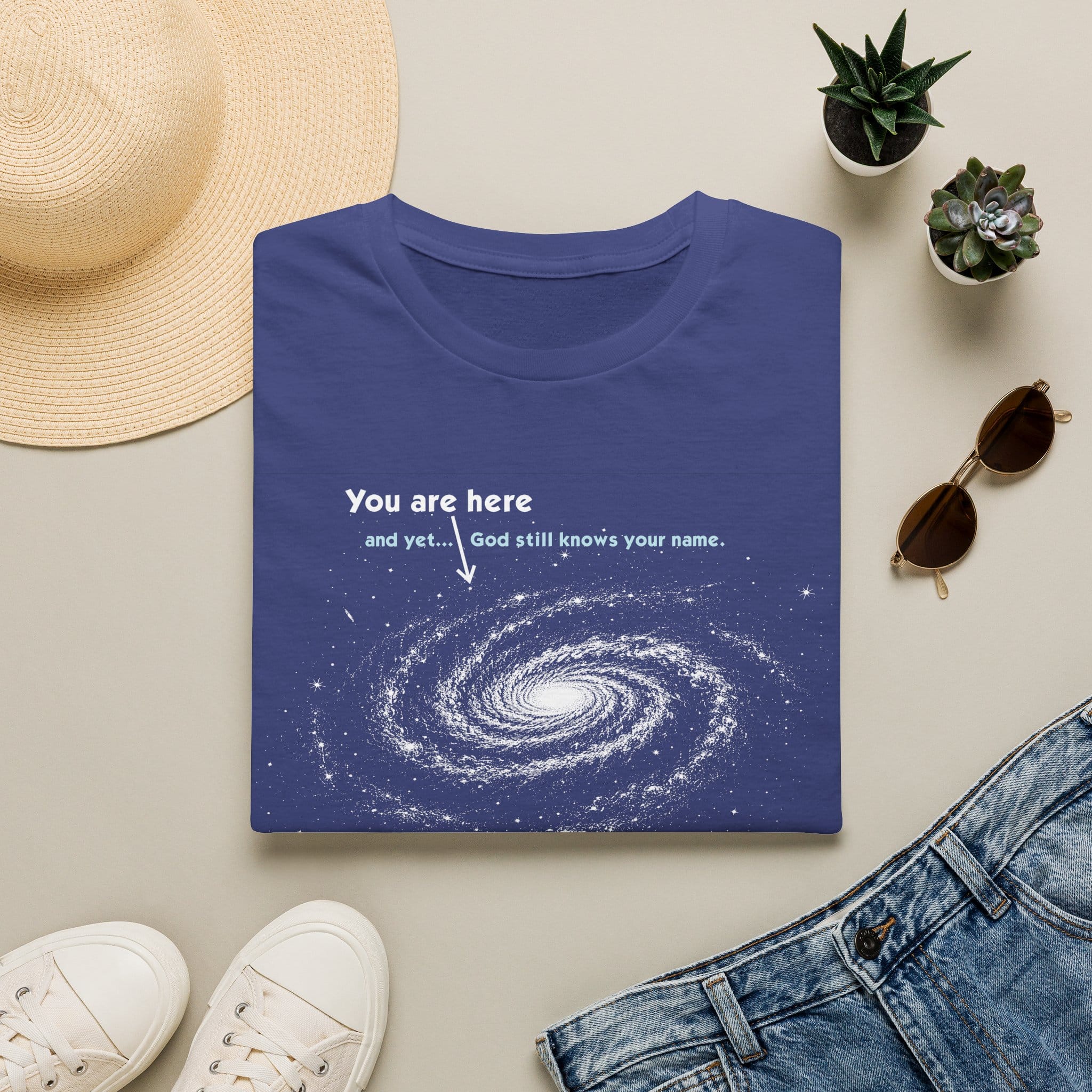 You Are Here - Yet God knows your name. Fear not. T-Shirt - Image 5