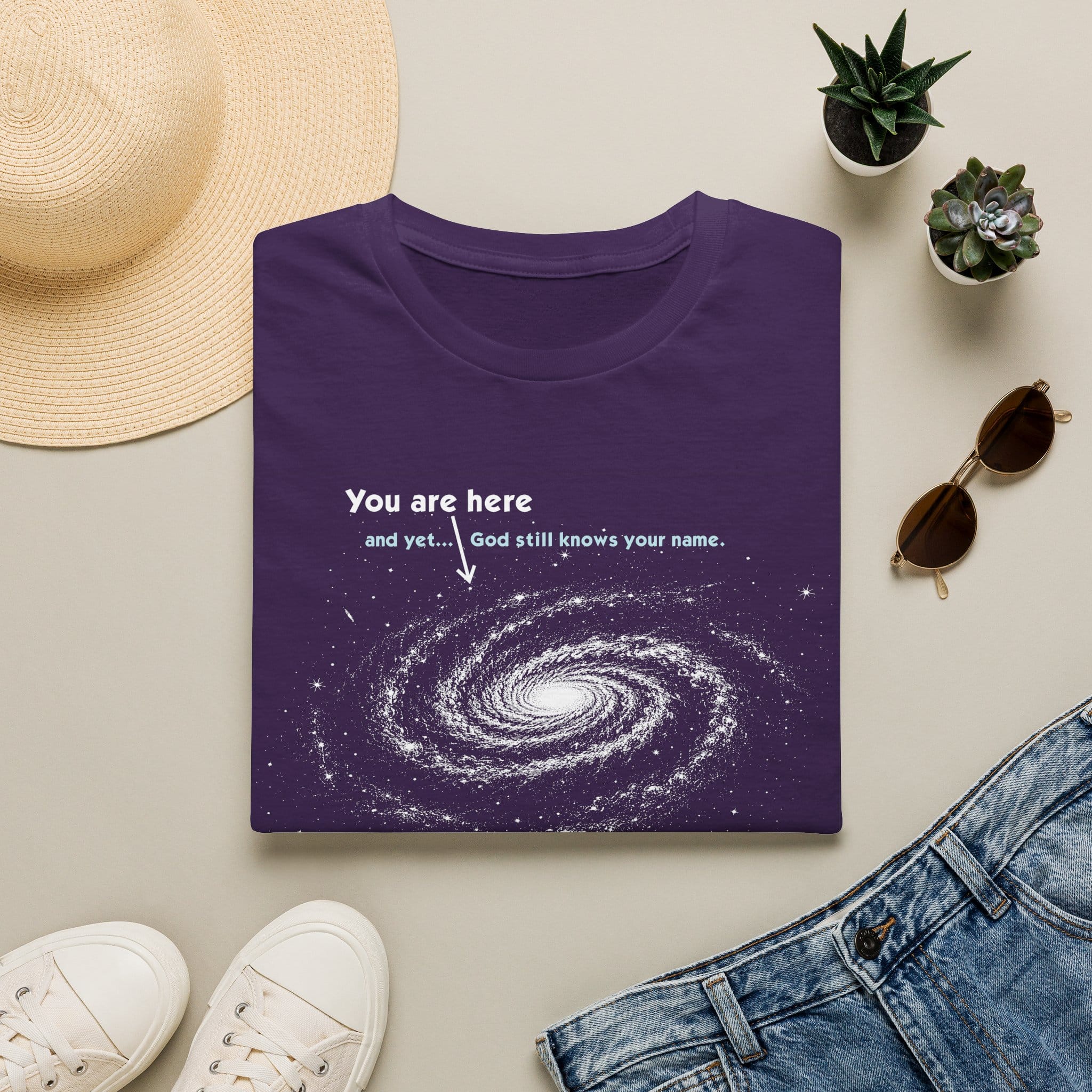 You Are Here - Yet God knows your name. Fear not. T-Shirt - Image 13