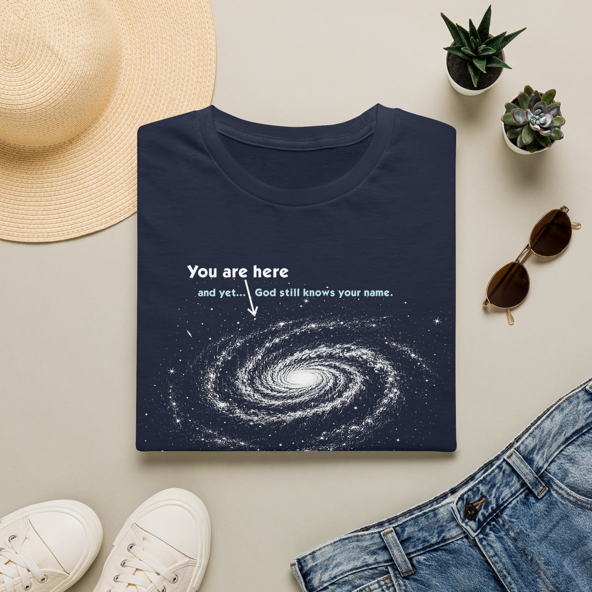 You Are Here - Yet God knows your name. Fear not. T-Shirt - Image 9