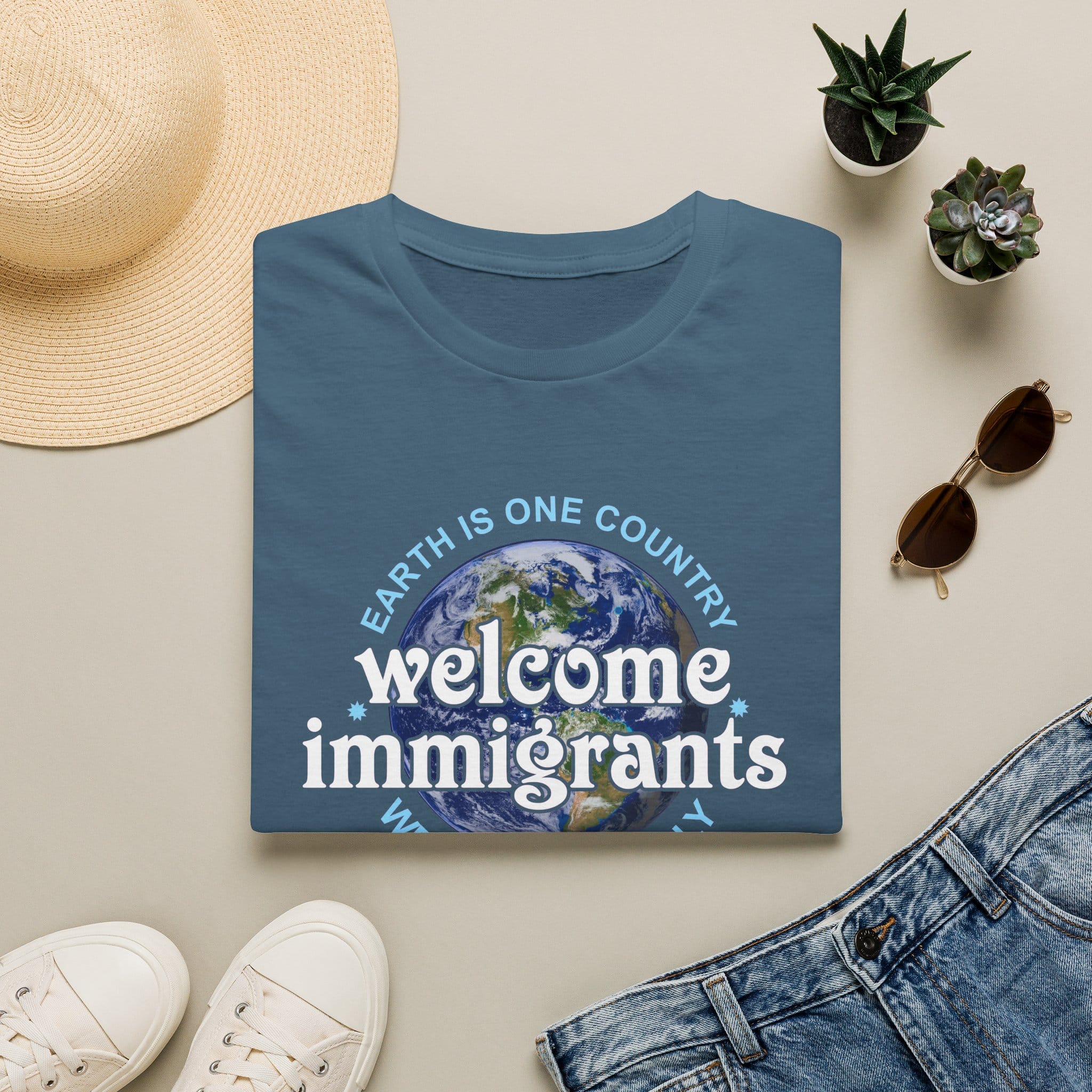 Welcome Immigrants Softstyle T-Shirt - Image 9
