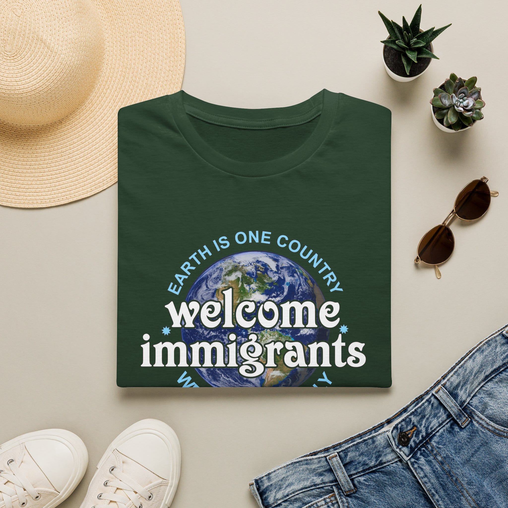 Welcome Immigrants Softstyle T-Shirt - Image 7