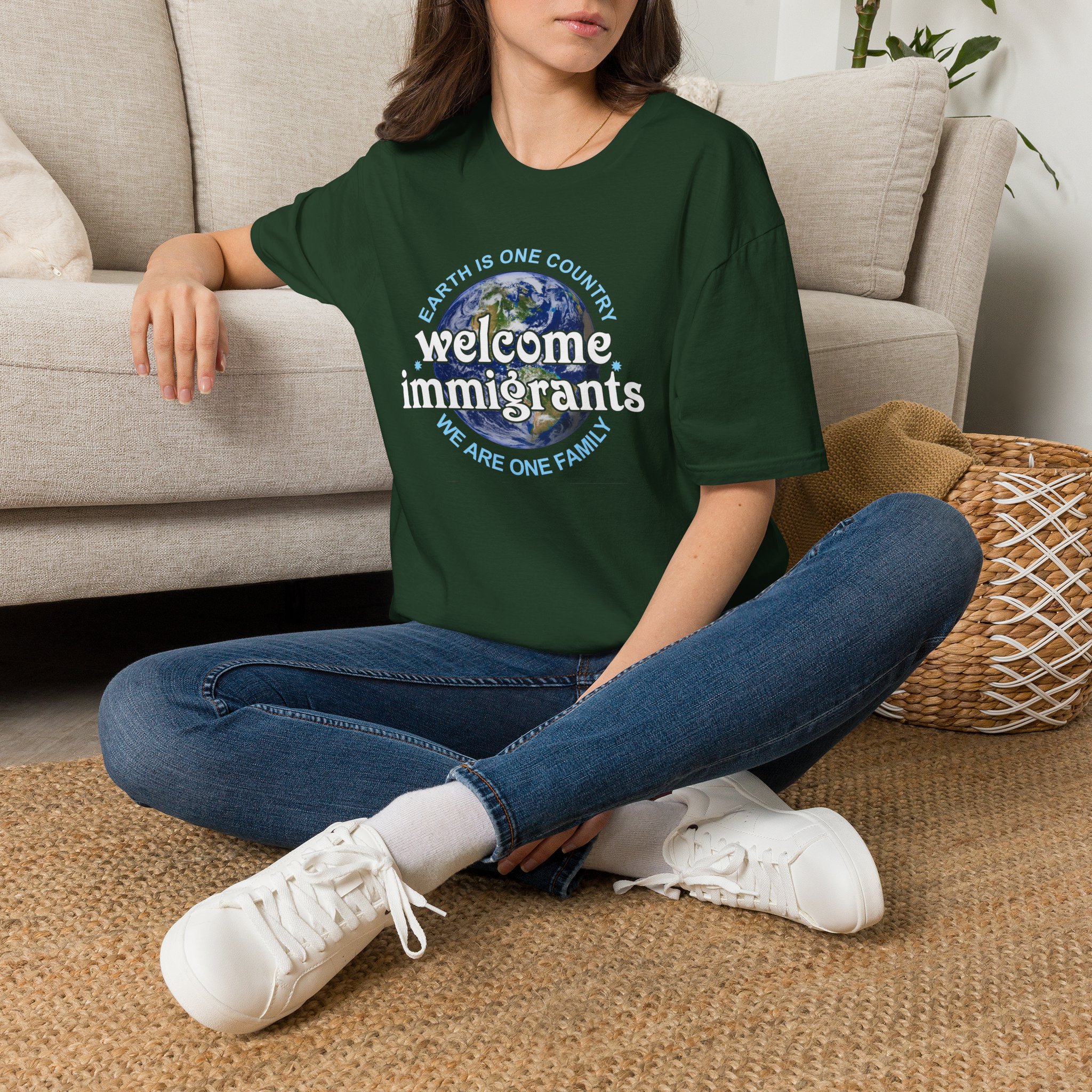Welcome Immigrants Softstyle T-Shirt - Image 8