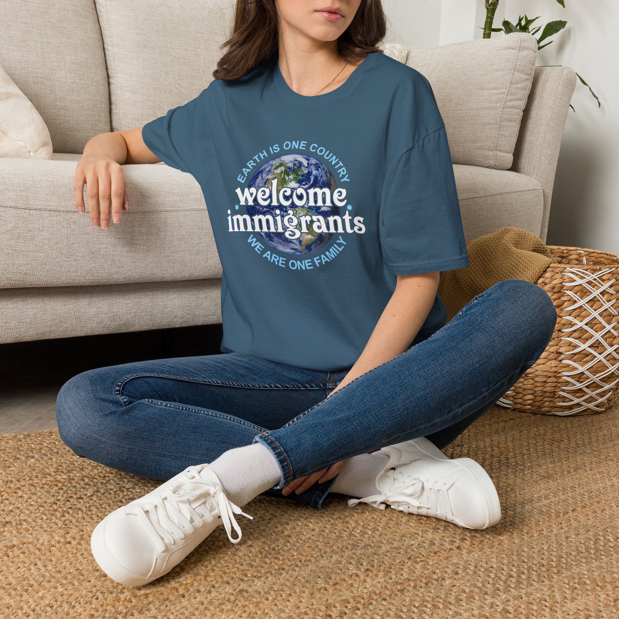 Welcome Immigrants Softstyle T-Shirt - Image 10