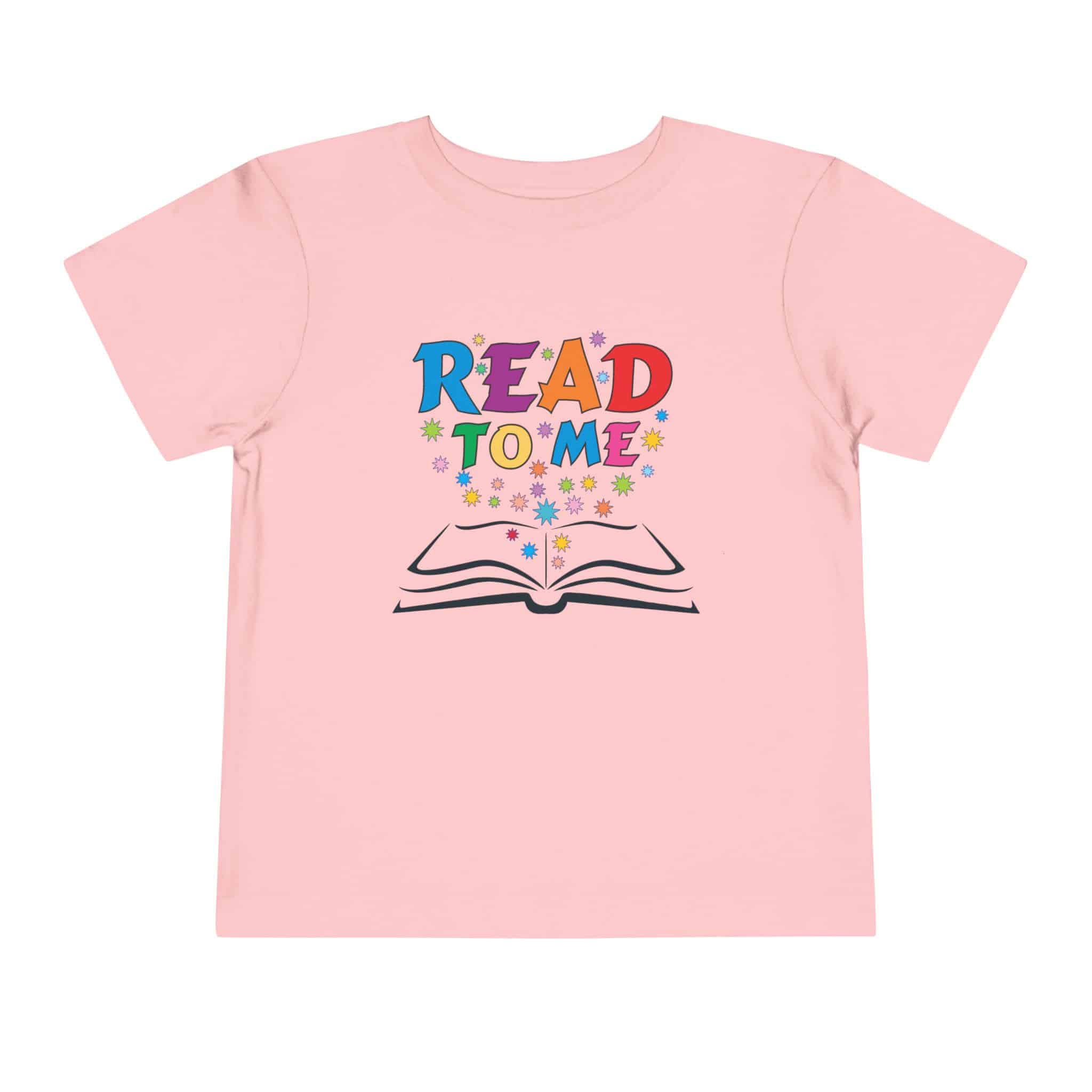 "Read to me" Toddler Short Sleeve Tee to create a life-long love of reading - Image 11