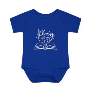 "Pray with me" Infant Baby Rib Bodysuit