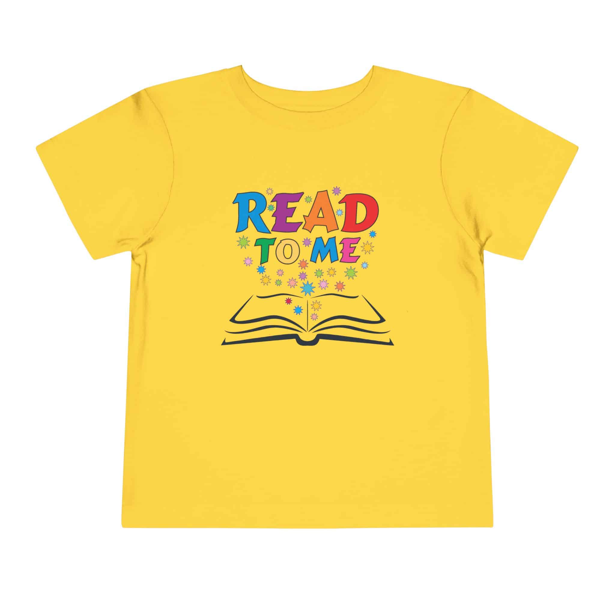 "Read to me" Toddler Short Sleeve Tee to create a life-long love of reading - Image 5