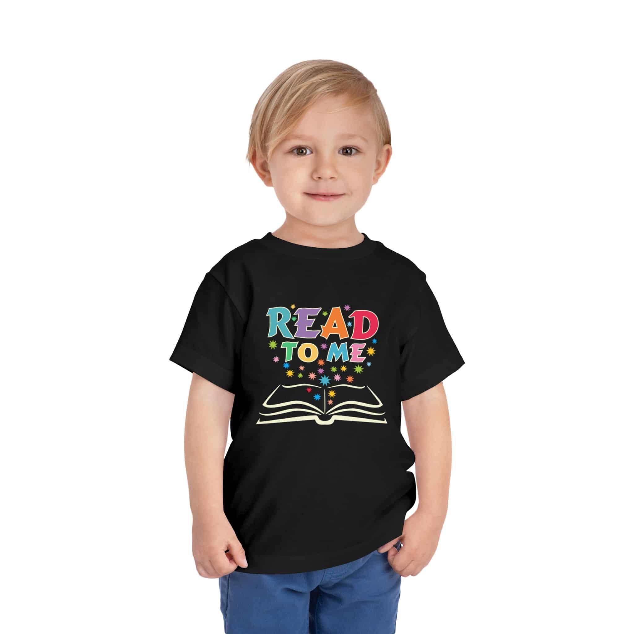 "Read to me" Toddler Short Sleeve Tee to create a life-long love of reading - Image 16